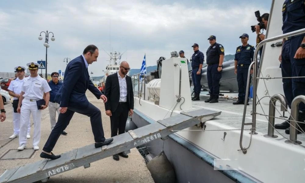 Επίσκεψη Πλακιωτάκη στη Μυτιλήνη: Έπαινοι σε Λιμενικό και Ακτοφυλακή